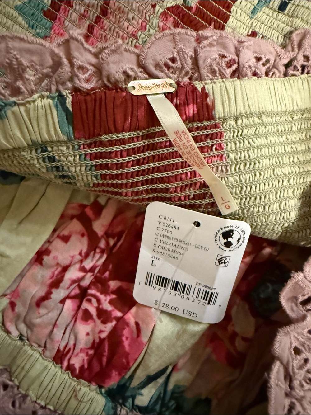 NWT Free People Dolly Tube Top - Picture 7 of 7